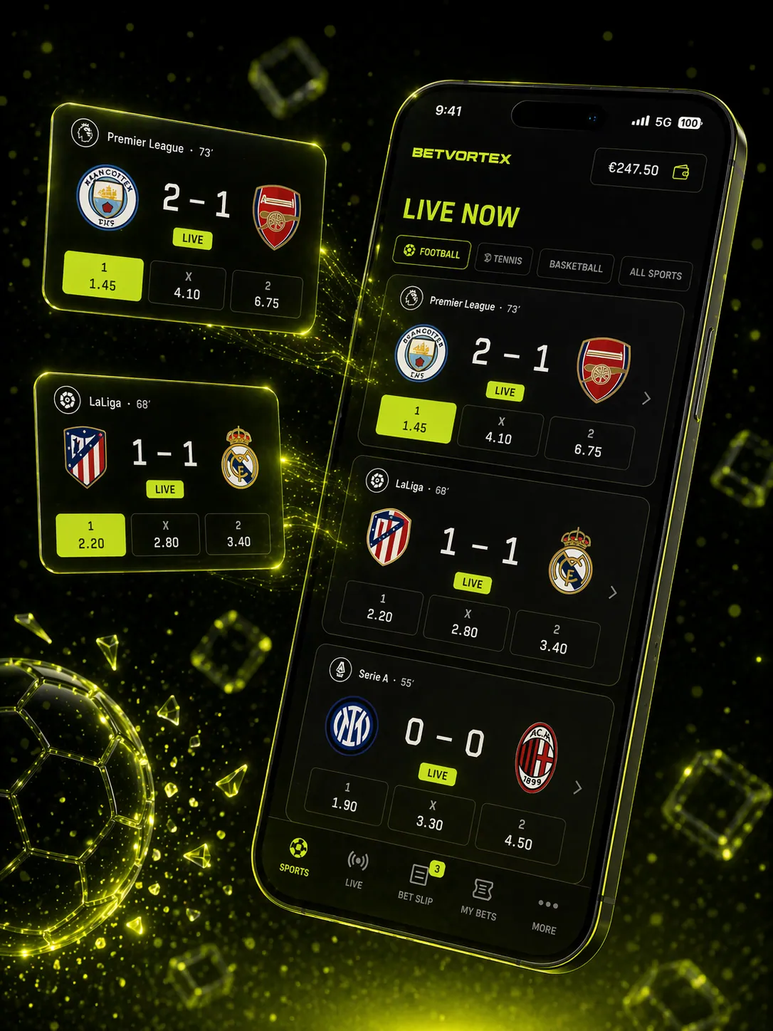 Native app — Live Now feed in iOS shell